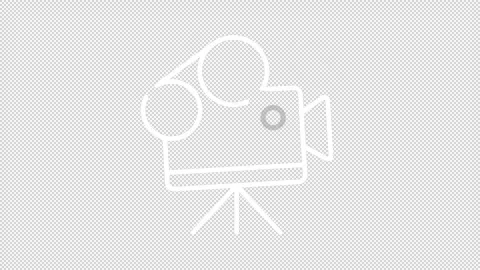 Journalistic equipment animation set Stock Footage 321854760