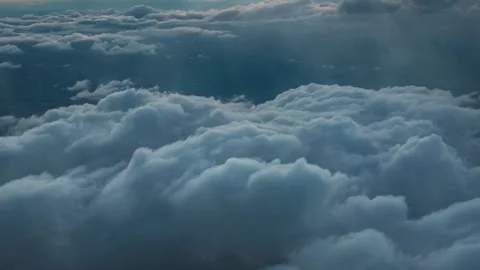 The journey of approaching thunderstorms occurs inside the clouds Stock Footage 291115217