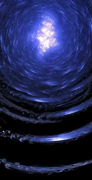 Journey back to the surface Stockillustratie