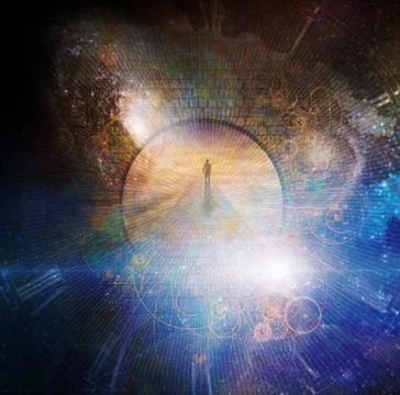 The journey to Eternity Stock-Illustration