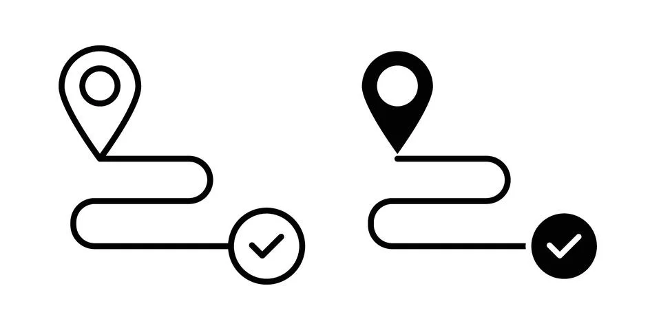 Journey icon vector design. EPS10 Stock Illustration
