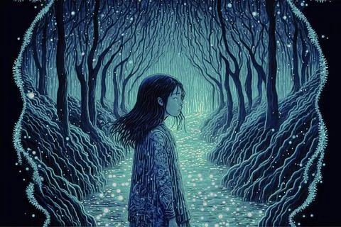 The Journey 库存插图