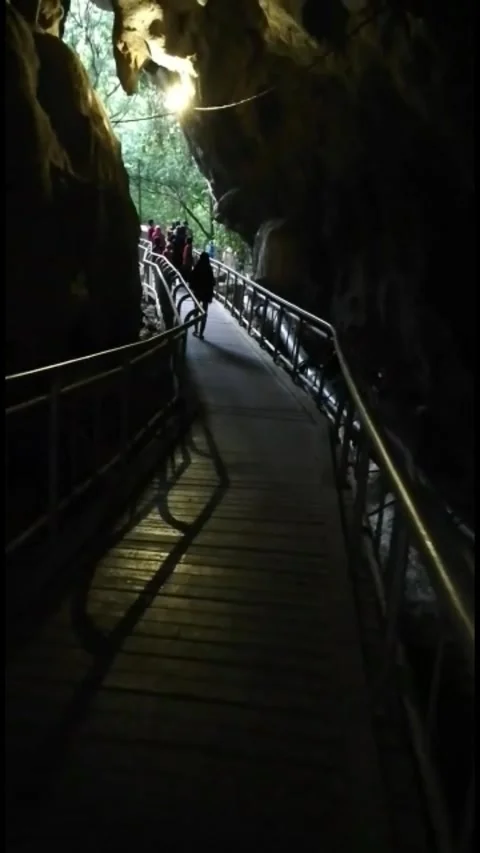 Journey Inside Cave Stock Footage 276649397