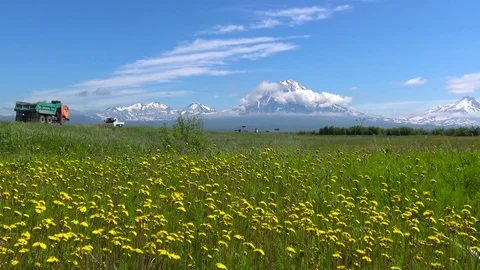 Journey to Kamchatka Peninsula. Stock Footage