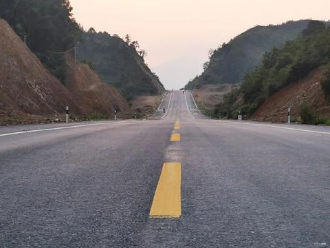 Journey on the Open Road Stock Photos