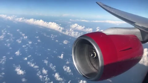 Journey Over Clouds and Seas From a Plane to Beautiful Sri Lanka Stock Footage 317337811