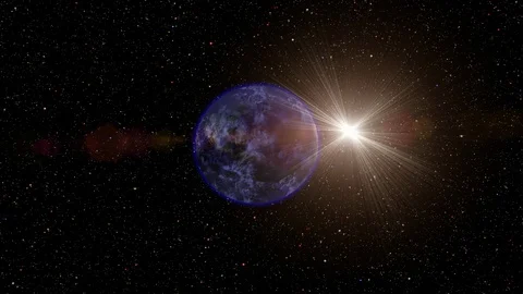 Journey from Space to Earth Dark Side to Street Level Los Angeles at Night Stock Footage 92450385