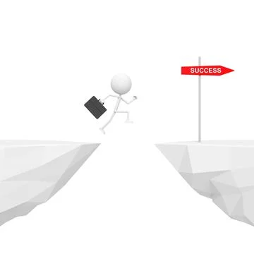 Journey to success. 3D rendering. Stock Illustration