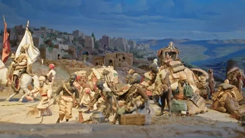 Journey of the Three Wise Kings Video stock 295684113