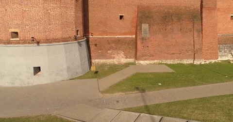 Journey through the Golden Ring. The Kremlin Wall, Orthodox cathedral. Russia Video stock 75337277