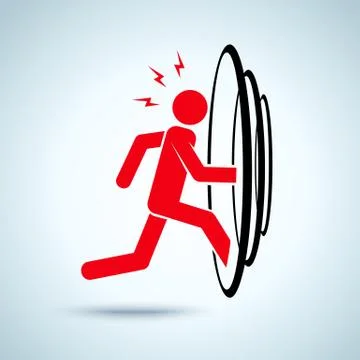 Journey through time Stock Illustration