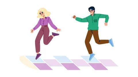 Journey user flow website vector Stock Illustration