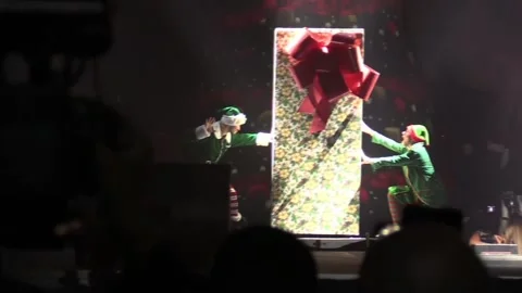 Jowell &amp; Randy's final concert features surprise appearance by Bad Bunny, PUERTO Stock Footage 296089909