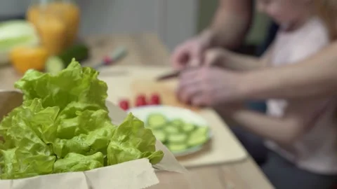 The Joy of Cooking Together Stock Footage 303361110