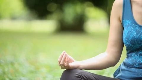 Joy of doing yoga Stock Footage 75810851