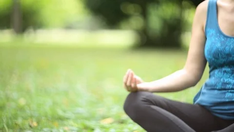 Joy of doing yoga Stock Footage 80004206
