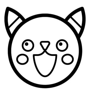 Joy Face Emoji Stock Illustration