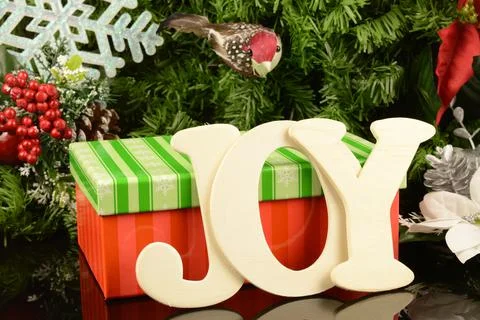 Joy Of Gift Giving Stock Photos