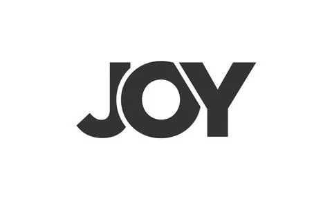 JOY logo design template with strong and modern bold text. Initial based ve.. Stock Illustration