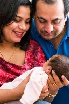 Joy of parenthood Stock Photos