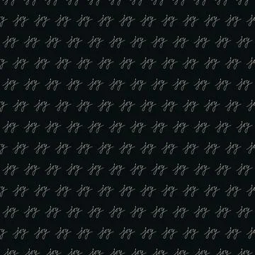 Joy. Seamless pattern with handwritten lettering. Stock Illustration