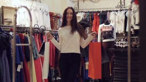 The joy of shopping Stock Footage 72070300