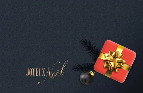 Joyeux Noel design Stock Illustration
