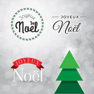 Joyeux Noël Stock Illustration