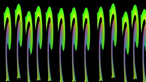 Joyful green sprouts dancing fun Stock Footage 74920535