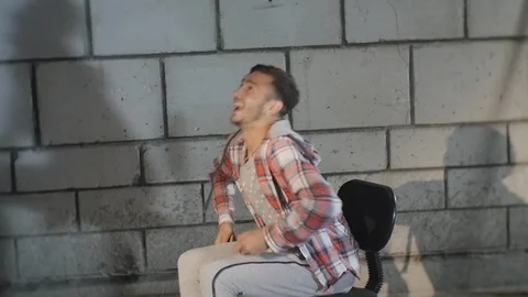  Joyful Guy Video stock 95545724