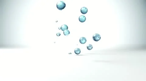 Joyful marbles on white HD Stock Footage 11459231