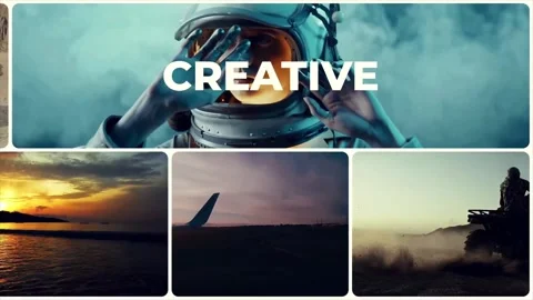 Joyful Memorial Slideshow Travel Creative Multiscreen Intro After Effects stock