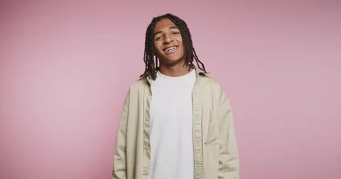 Joyful moments of self-expression captured in bright colors and smiling fac.. Stock-Footage 329111983