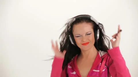 Joyful musical emotions Stock Footage