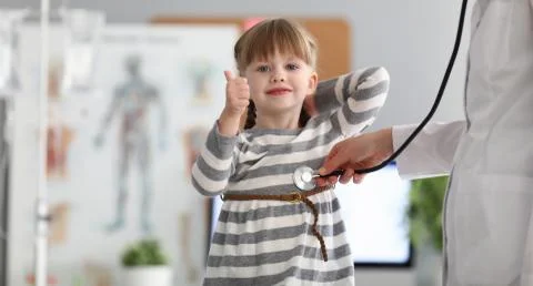 Joyful thumb up Stock Photos