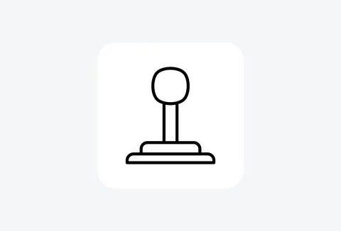 Joypad control  fully editable vector icon Stock Illustration