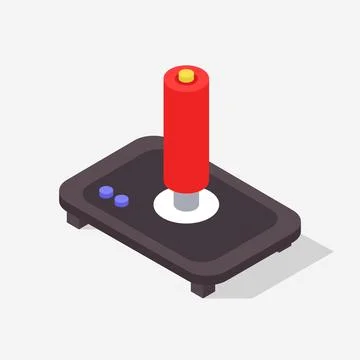 Joypad isometric illustrator Stock Illustration