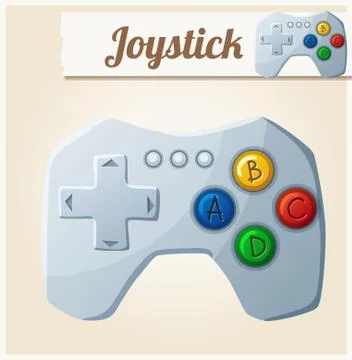 Joystick. Cartoon vector illustration Stock Illustration