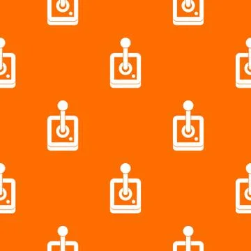 Joystick for computer games pattern seamless Illustrazione stock