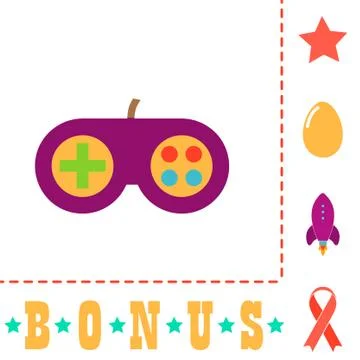 Joystick computer symbol 스톡 일러스트