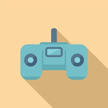 Joystick control icon flat vector. Data center Stock Illustration