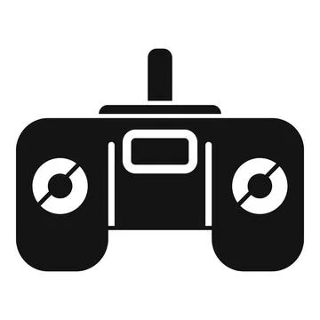 Joystick control icon simple vector. Data center Illustrazione stock