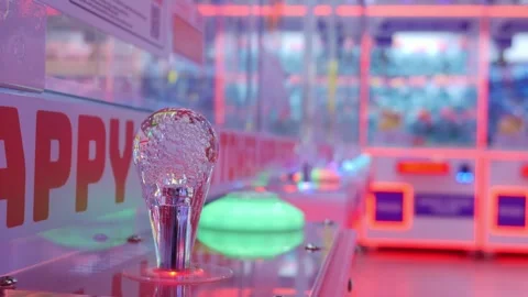 Joystick Controller on Arcade Game Machine Stock Footage 319016085