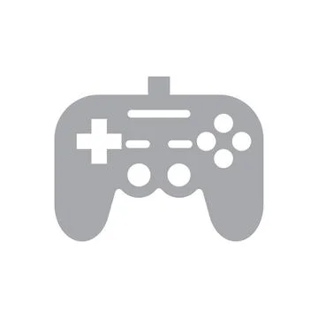 Joystick controller icon design template isolated illustration Stock Illustration
