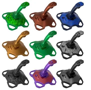 Joystick controllers for flight simulator offer incredibly immersive gaming.. Illustration