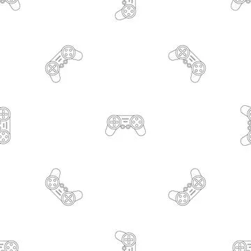 Joystick drone control pattern seamless 스톡 일러스트