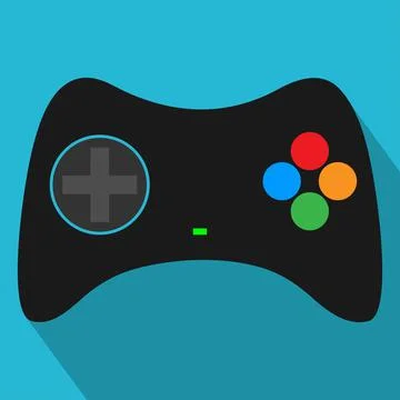 Joystick. Flat Controller Element Stock Illustration