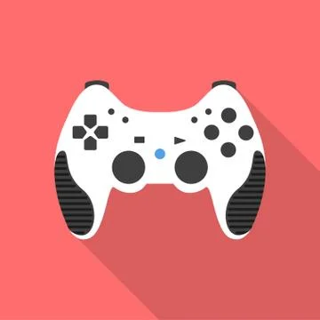 Joystick flat design vector Stock Illustration