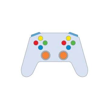 Joystick flat icon vector Stock Illustration