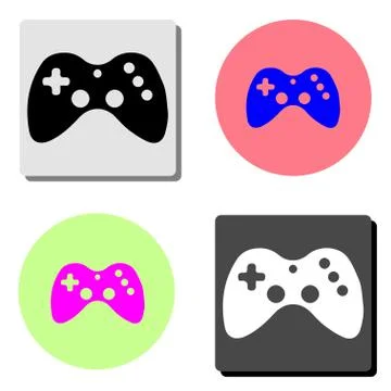 Joystick. flat vector icon Stock Illustration